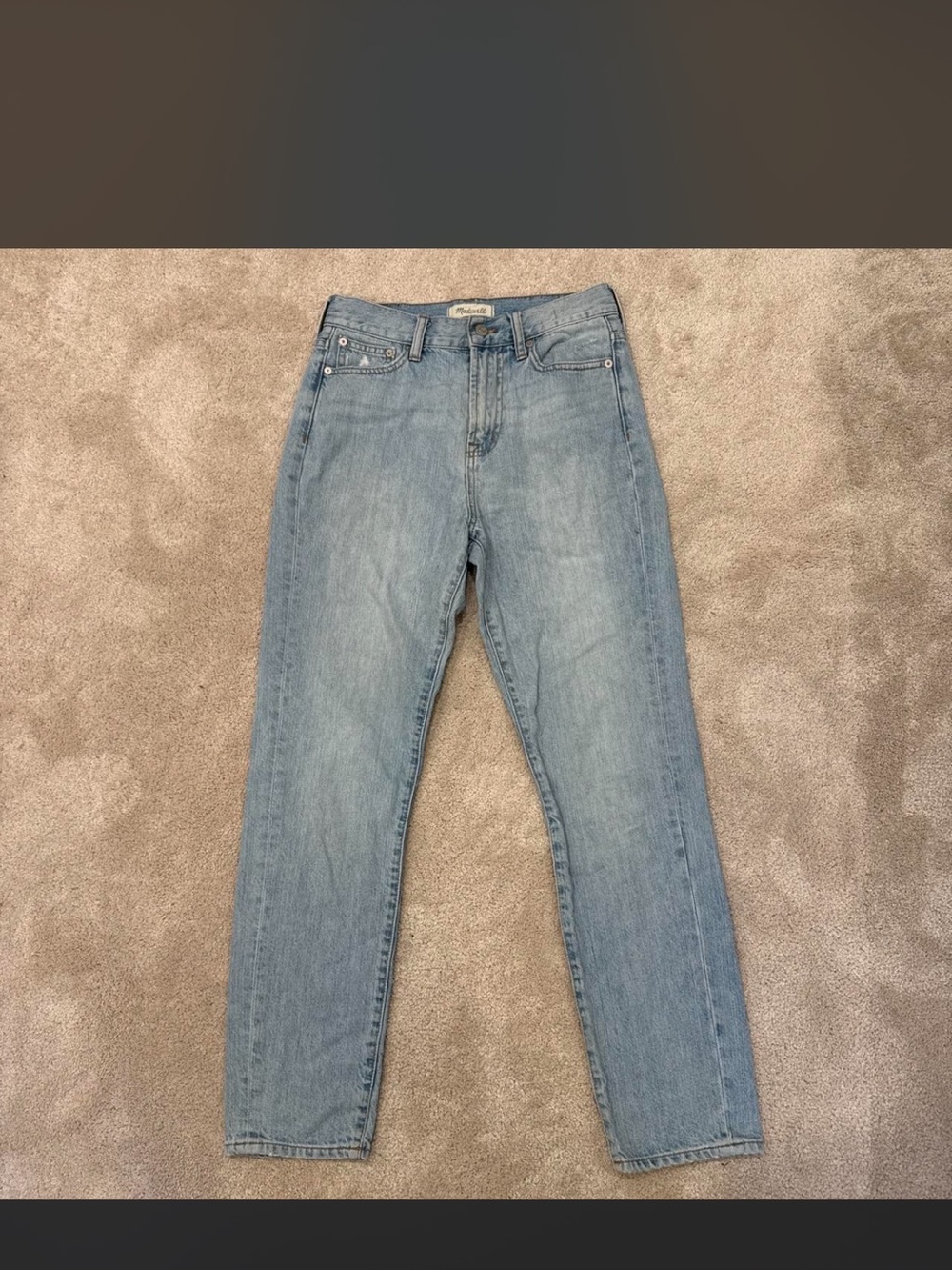 Madewell Light Blue Straight-Leg Jeans